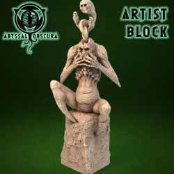 $9.00Artist Block - Demon Creature Ghost Monster Figure