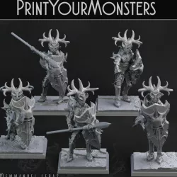 $9.00DARK ELVES- 5 LANCE SOLDIERS