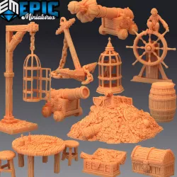 $9.90Pirate Props / Corsair Dungeon Decoration Scatter Items