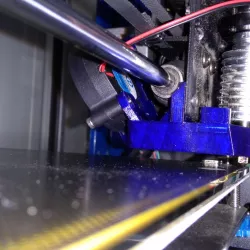Adjustable flow part cooling duct for Anycubic Mega, 5015 fan