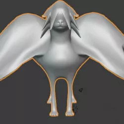 Anime Dog With Wings