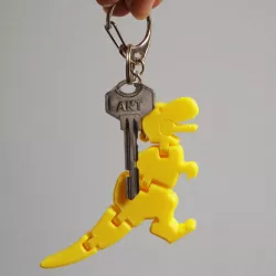 Baby T-rex Flexy Keychain