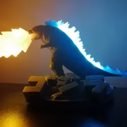 Battery holder for Prusa printers Godzilla lamp