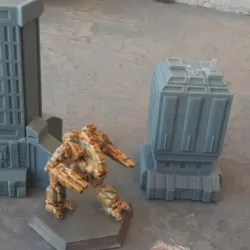 Battletech 6mm office buildings