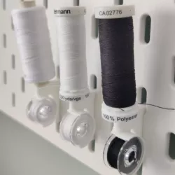Bobbin and thread holder for Ikea Skadis (Sewing)