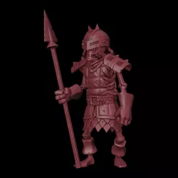 Bone spearman from Darkest Dungeon