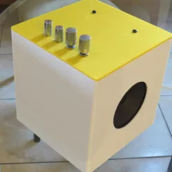 Caixa de som com impressão 3D