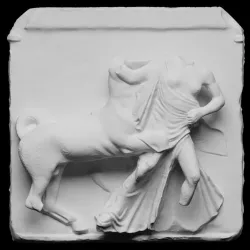 Centaur abducting a Lapith woman