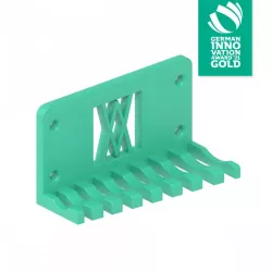 Combination Spanner Set 8pcs metric 8-19mm Wall Holder 011 I for screws or peg board