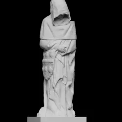 Crying over the tomb of Philippe Pot-Grand Seneschal of Burgundy