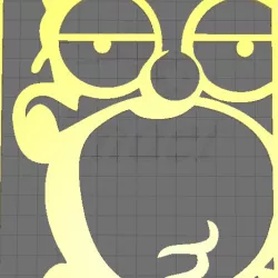 Cuadro Homero Simpson