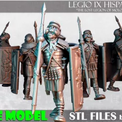 Cursed legionnaire marching - LEGIO IX HISPANA - Courtesy model