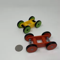 Designing a Simple 3D Printed Rubber Band Car Using FreeCAD