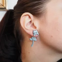 Earring cat
