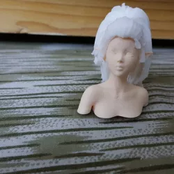 Elf Bust - An experiment for separate parts