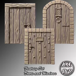 Fantasy Set - Doors and Windows