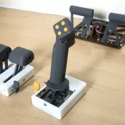 Flight sim joystick with Arduino and hall effect sensors