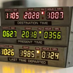 Futuristic clock