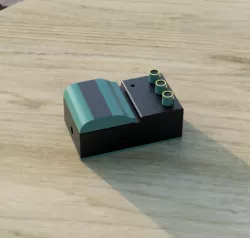Guitar Pedal With Footswitch Button