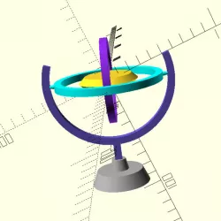 Gyroscope miniature model