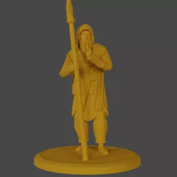 Human Wizard smoking pipe