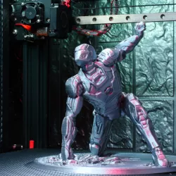 Iron Man MK42 - Super Hero Landing Pose Support Free Remix