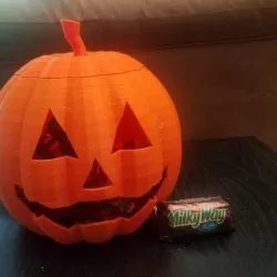 Jack-O-Lanter Halloween Pumpkin (Candy bowl)