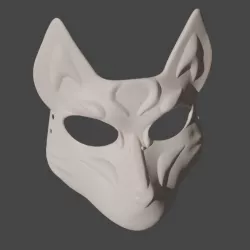 Kitsune/Fox mask