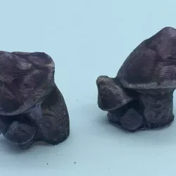 Little leaning mushroom clusters for basing 28mm miniatures