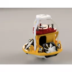 Magnetic Effector with embeded auto-bed leveling sensor