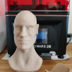 Male Head with base