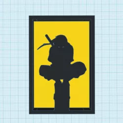 Naruto Silhouette ornament