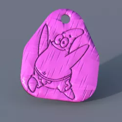 Patrick keychain (Spongebob)