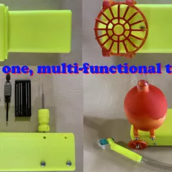 portable hair cutter and multi-functional tool kit using 3D printer, all in one