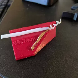 Prusa MK3S 44.3mm PTFE Tube Tool (X-Acto)