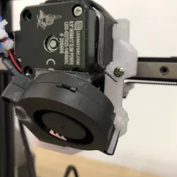 Prusa Style Fanduct mount for Printer Mods MDD+BMG+v6