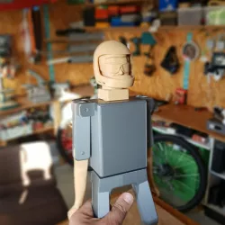 RC Skydiver Bruno Kopf (JFKV4) mit Schaltergehäuse(4.1 compatibel)