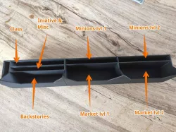 Roll Player Organizer (incl. Monsters & Minions) - Sleeved Remix