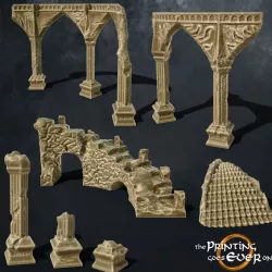 Ruins Scatter Terrain - Supportless