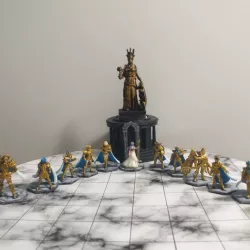 Saint Seiya 28mm/32mm Gold Saints miniature