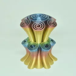 Scroll Vase