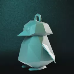 SM64 - Penguin Keychain