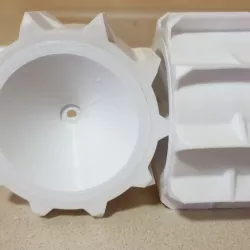 Snow/Sand paddles for GLUELESS Traxxas wheels