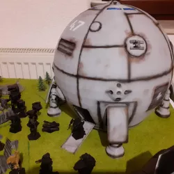 Sphere Class Dropship 6mm Mechscale for Mecha with Interior