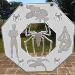 Spiderman Lithophane Window Art