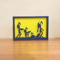 Star Wars Battle Droids Silhouette Ornament