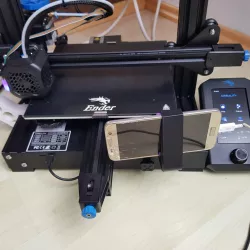 Stiff Samsung Galaxy S7 mount for Ender 3 (Pro / V2) printing bed