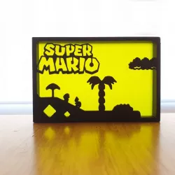 Super Mario Silhouette Art