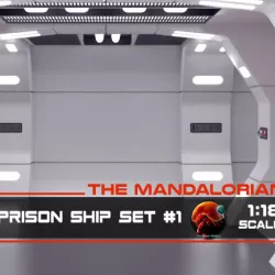 The Mandalorian - Rebel Prison Ship #1 - Side Hallway 1-18 scale
