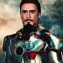 Tony Stark - Head for OpenFigure3D Iron Man